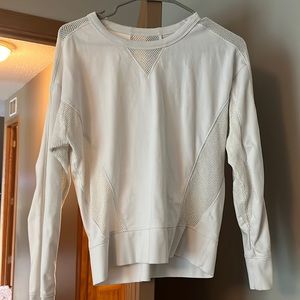 Athleta | white | breathable long sleeve